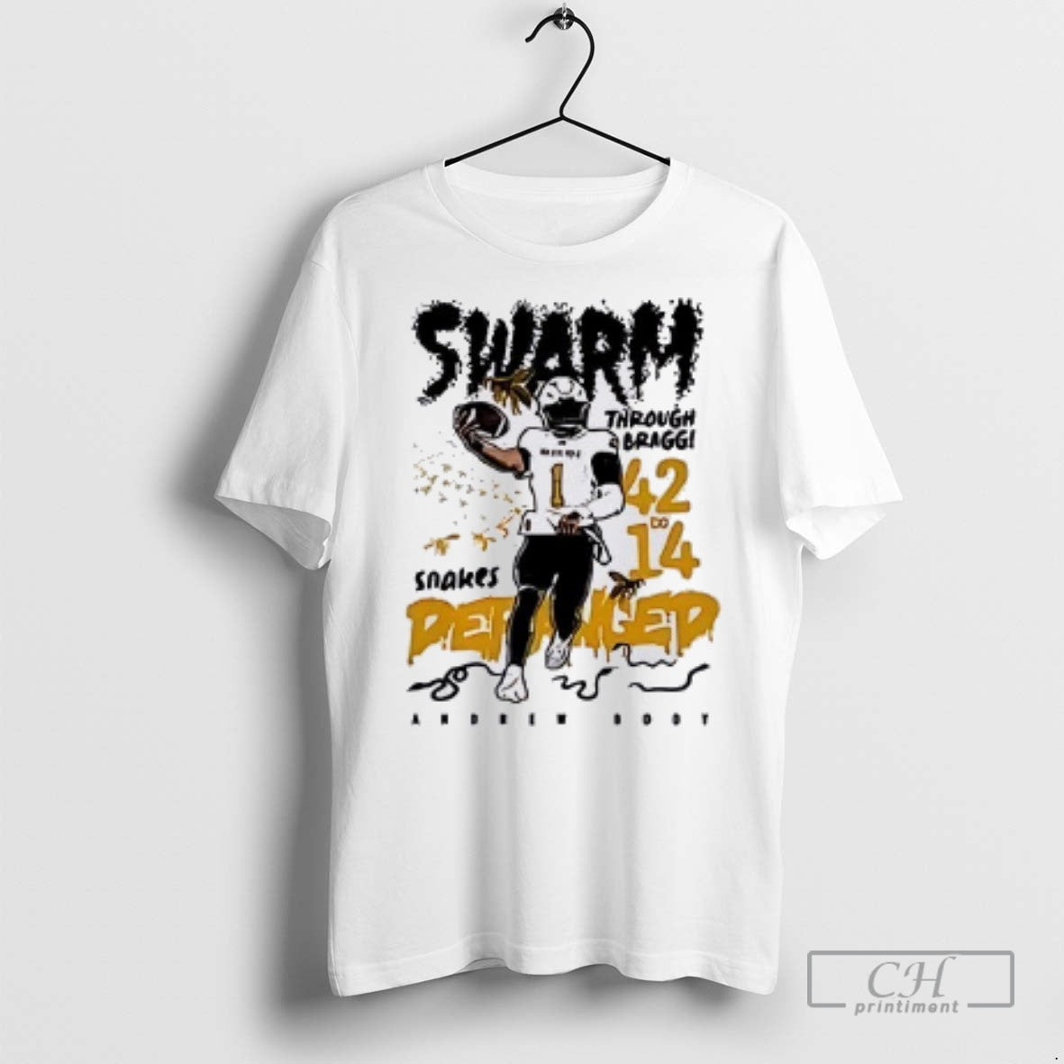 Swarm Through Bragg 42 To 14 Andrew Body T Shirts