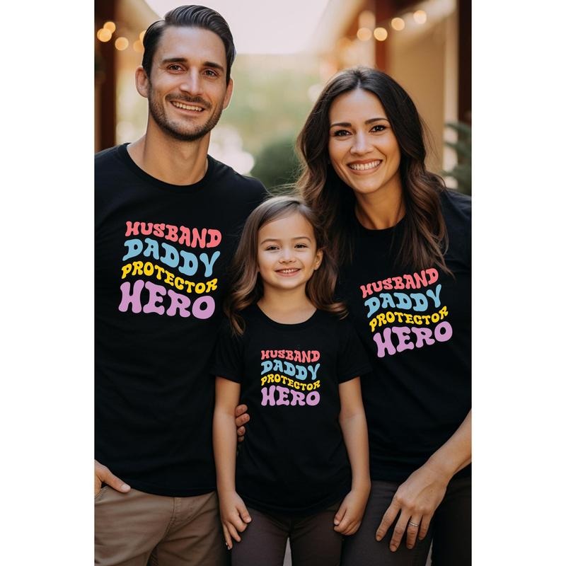 Husband Daddy Hero Shirt//T shirt/Hoodie/Sweater Dad Father's Day Happy Father's Day Father's Day Tee Daddy T-shirt Daddy...
