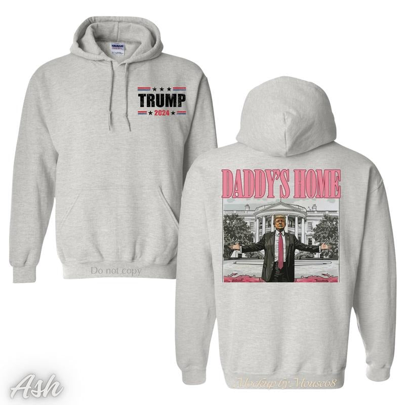 Daddys Home 2Side Shirt/Hoodie/Sweatshirt, Retro Crewneck, Cotton, Menswear Tops | WearSparks.com