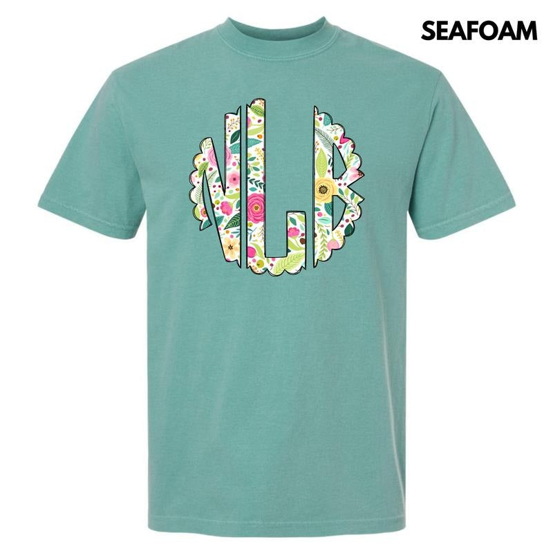 Sweet As Can Be Monogram Comfort Colors T-Shirt 'NLB' Hoodie, Sweatshirt | WearSparks.com