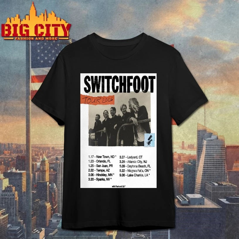 Switchfoot Tour Dates 2026 Poster shirt