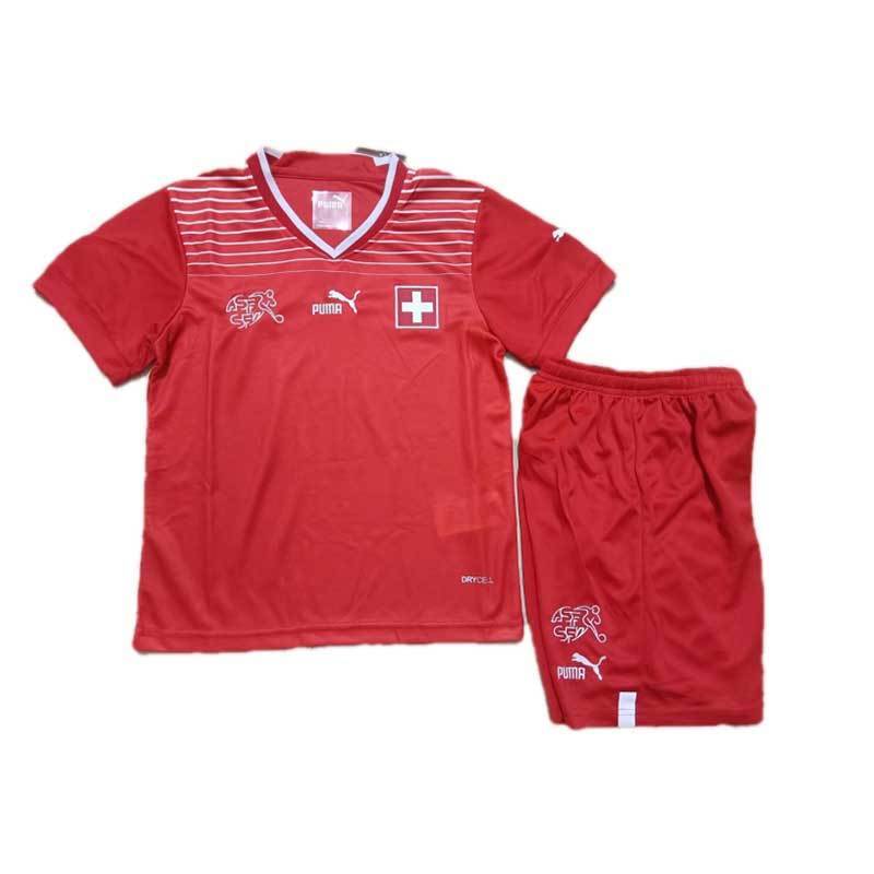 Switzerland Kids Home Soccer Kit