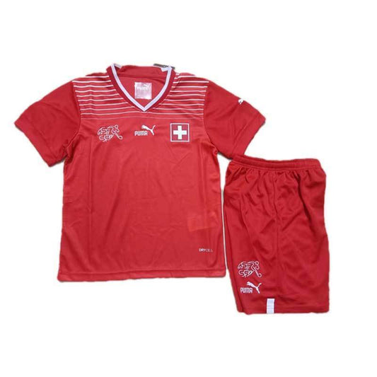 Switzerland Kids Home Soccer Kit