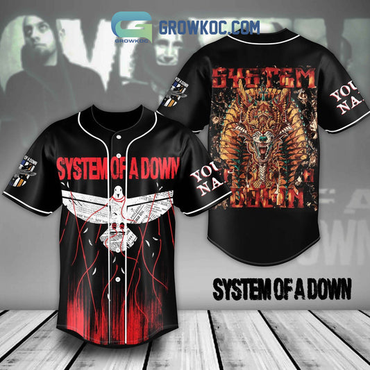System Of A Down System Personalized Baseball Jersey