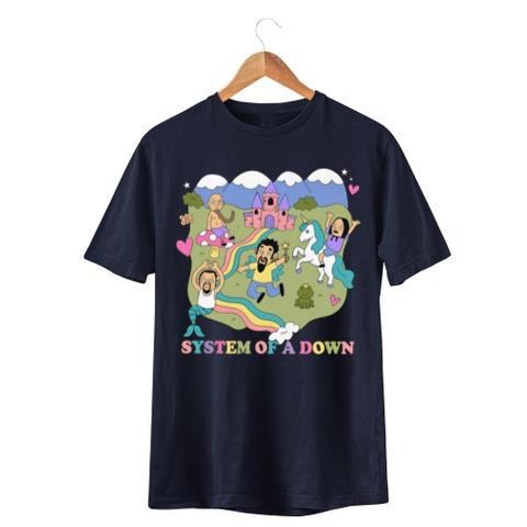 System of a Down T-shirt System of a Down Tee Cute Funny Gift for him Crewneck Casual Clothing Cotton Clothing Cotton...