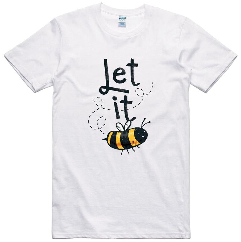 T Shirt Cute Let It Bee Regular Vintage Gift For Women, S to 3XL Hoodie, Sweatshirt | WearSparks.com