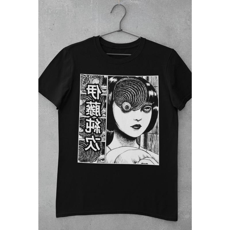 T-Shirt S-4XL Tomie Junji Ito Uzumaki Horror Anime Manga Japanese Japan Guro Gore Cult Hoodie, Sweatshirt | WearSparks.com