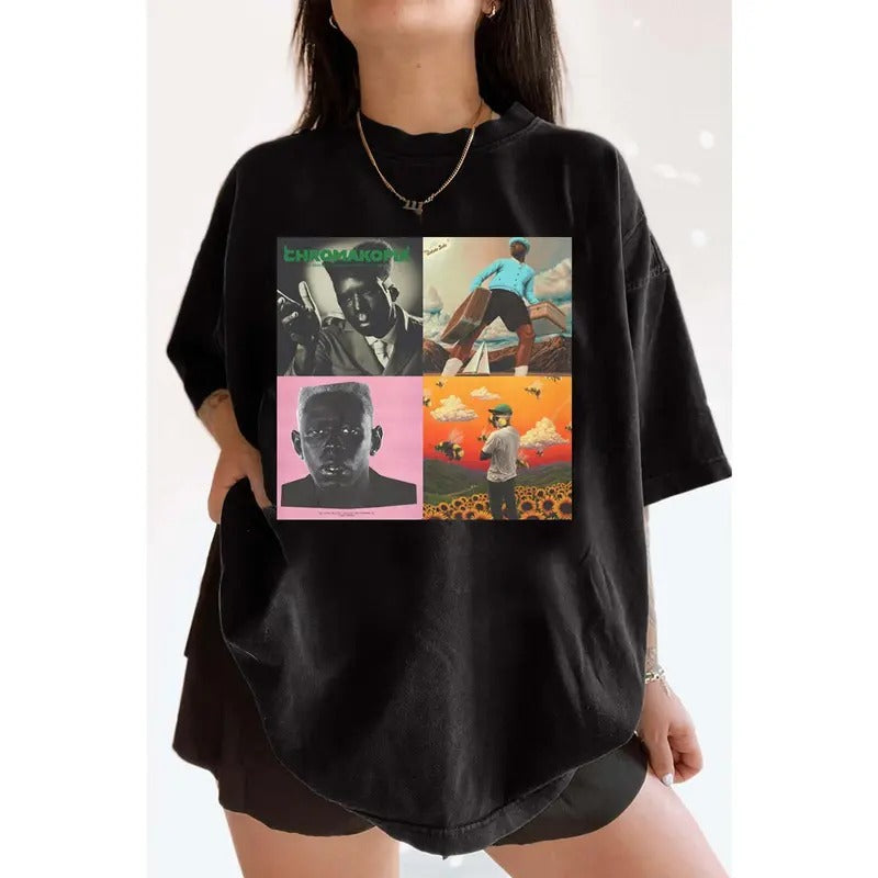 T.y.l.er The Cre@tor, Albums Tee, unisex cotton Shirt Hoodie, Sweatshirt | WearSparks.com