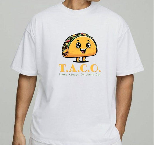 TACO Meme Trmp Always Chickens Out T-Shirt Perfect Gift for Fans Weekend Vibes Only Hoodie, Sweatshirt | WearSparks.com
