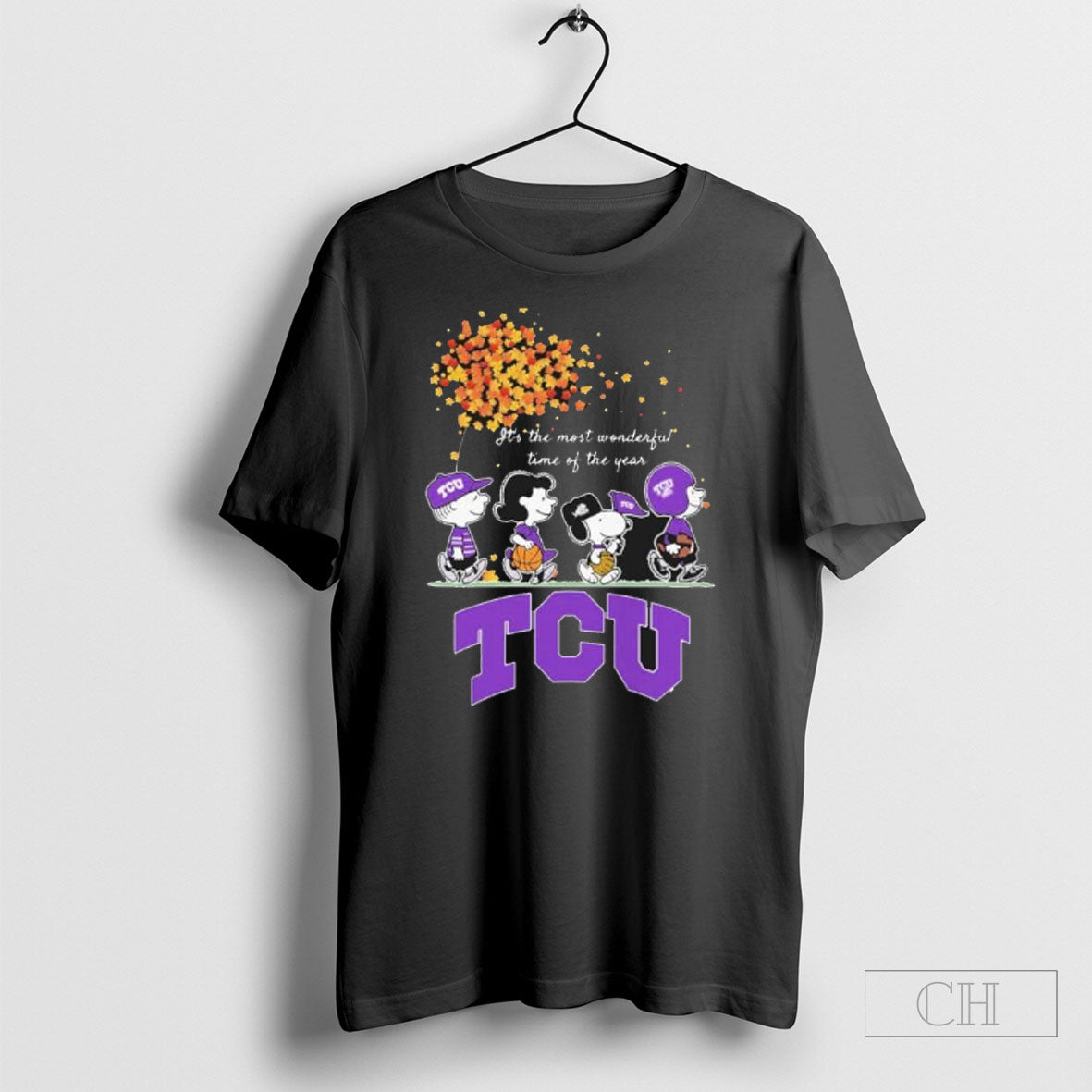 Tcu Horned Frogs And Peanuts Character Its The Most Wonderful Time Of The Year