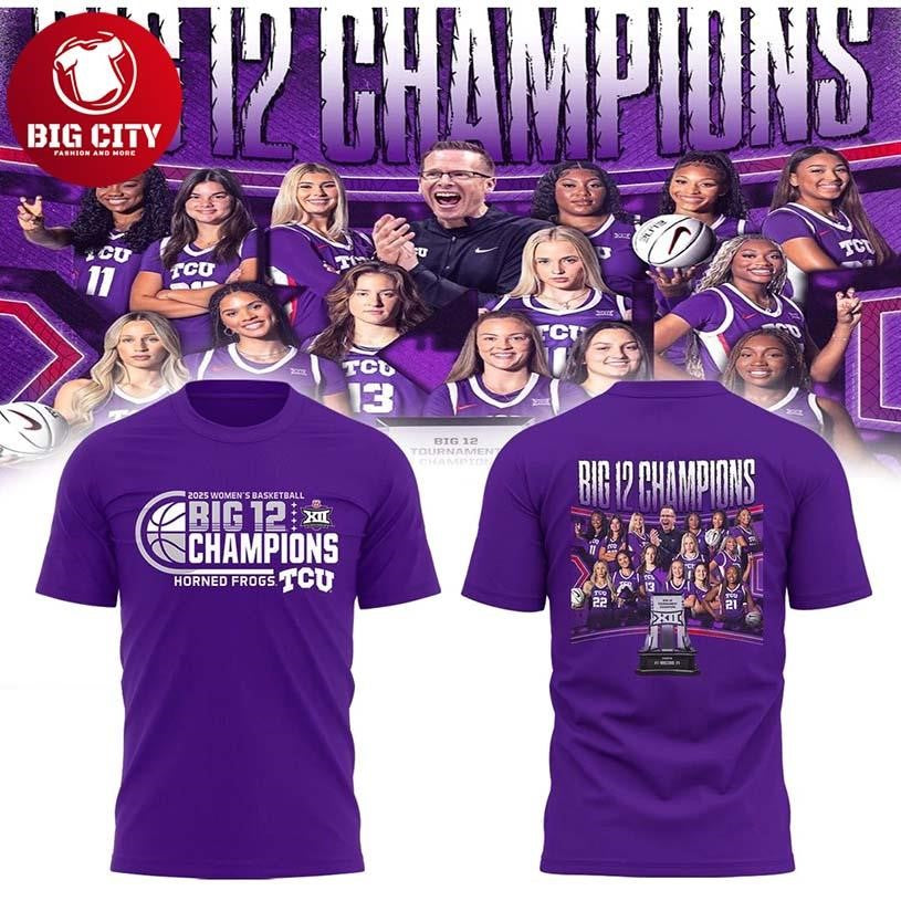 TCU Horned Frogs Tournament Champions 2025 Special Two Sided Shirt