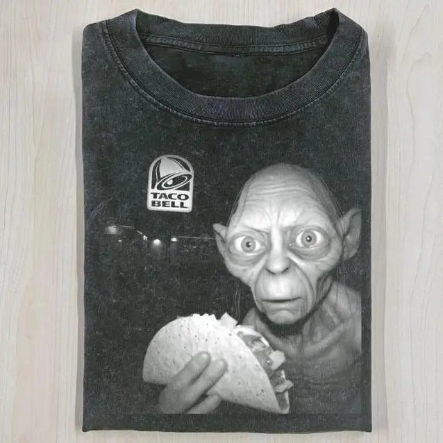 THE LORD OF THE RINGS T-SHIRT, GOLLUM Taco Bell Shirt, Movie Shirt, Funny Halloween Shirt, Gift For Men Women, Breathable...