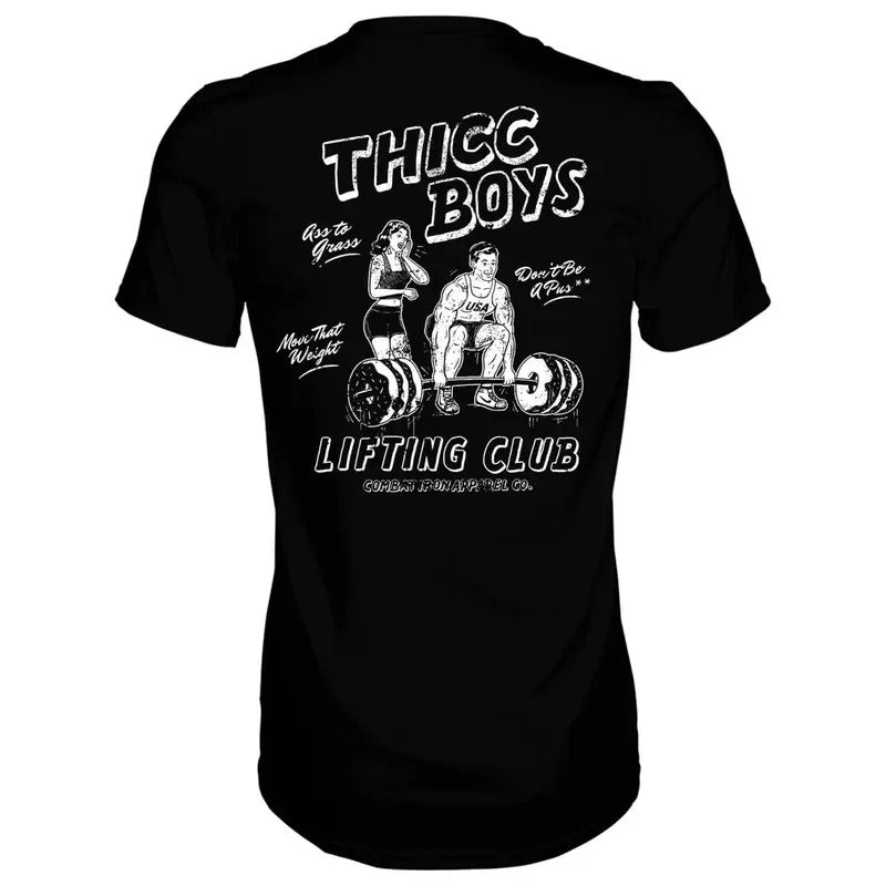 THICC BOYS WORKOUT CLUB MEN'S T-SHIRT Hoodie, Sweatshirt | WearSparks.com