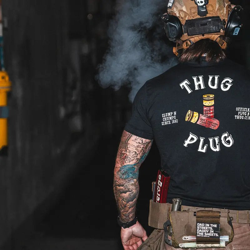 THUG PLUG: OFFICIAL PLUG A THUG MEN'S T-SHIRT Hoodie, Sweatshirt | WearSparks.com