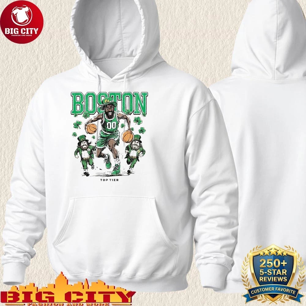 TOP TIER Boston Basketball Shirt
