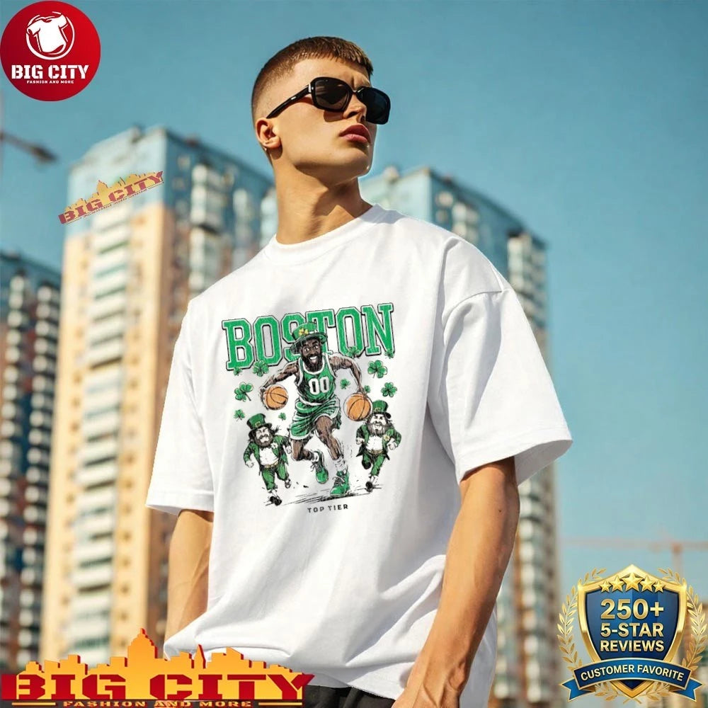 TOP TIER Boston Basketball Shirt