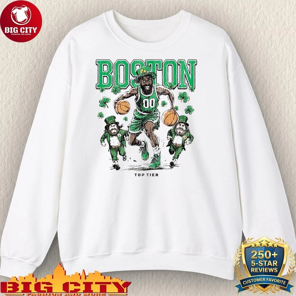 TOP TIER Boston Basketball Shirt