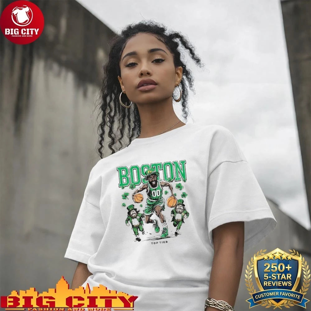 TOP TIER Boston Basketball Shirt