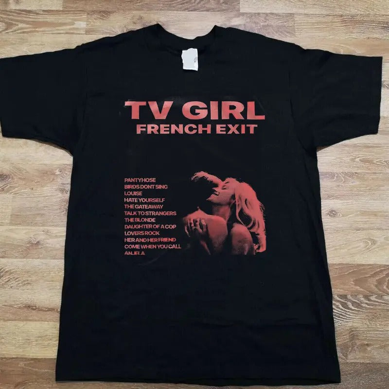 TV Girl Who Really Cares T-TV Girl T-shirt - French Exit T-shirt - Aestheticadelica T-shirt TE6583Shirt Size S-5XL Top...