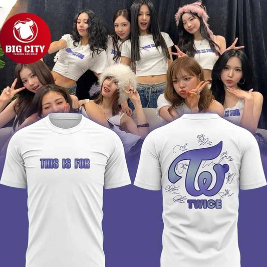 TWICE This is For World Tour Two Sided Shirt