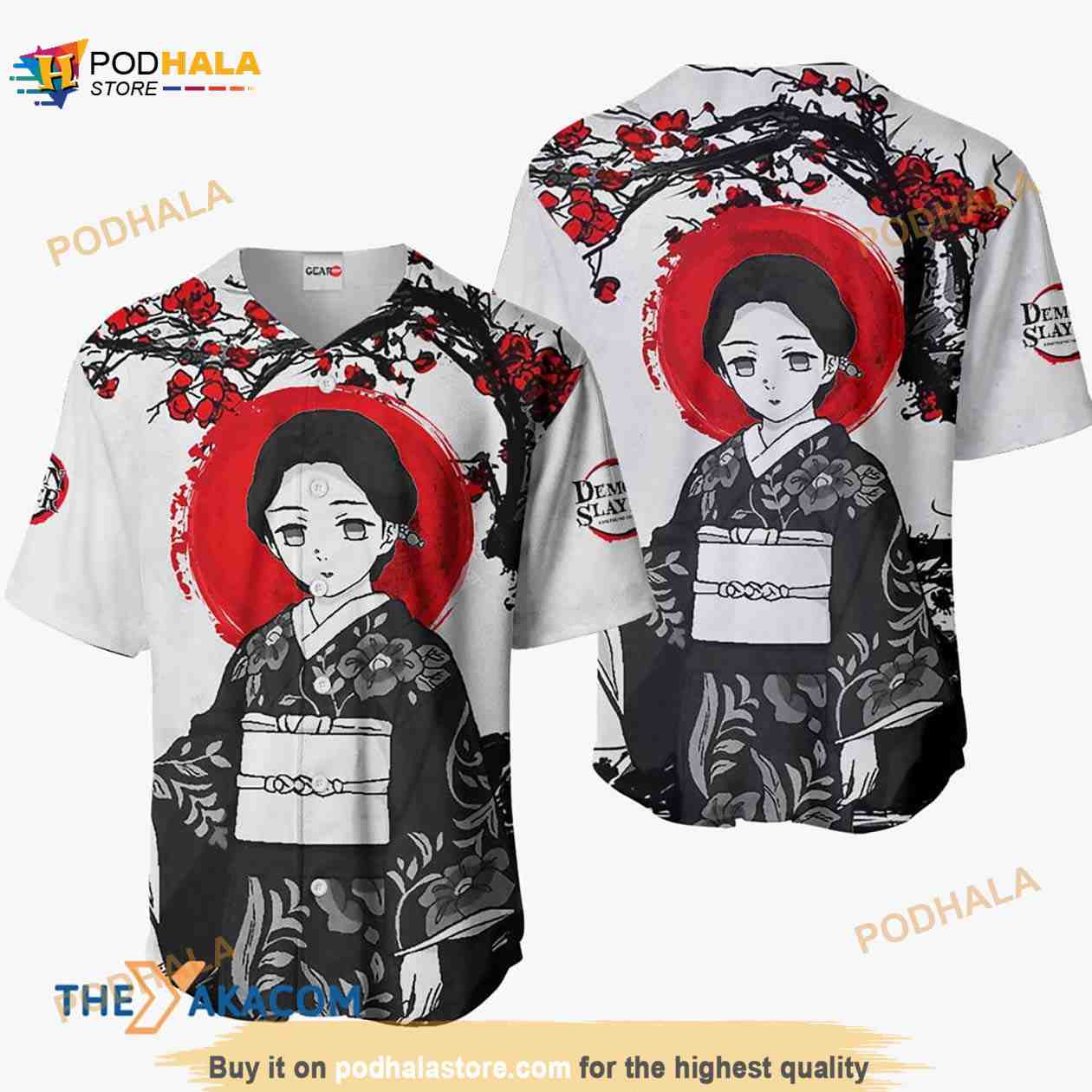 Tamayo Kimetsu Anime Japan Style 3D Baseball Jersey Shirt