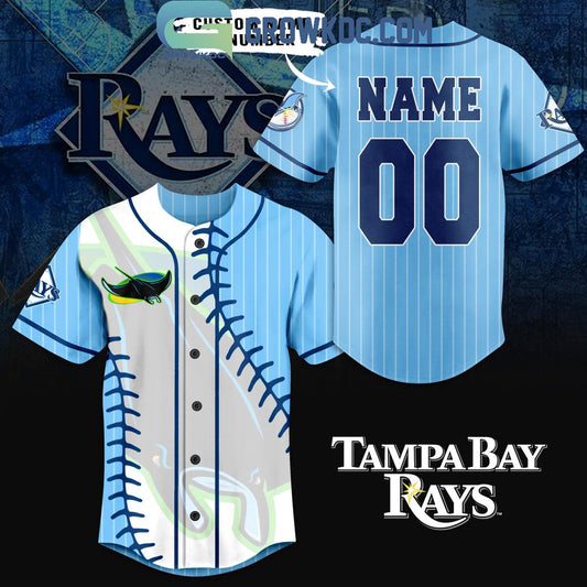 Tampa Bay Rays Baseball Fan Love Personalized Baseball Jersey