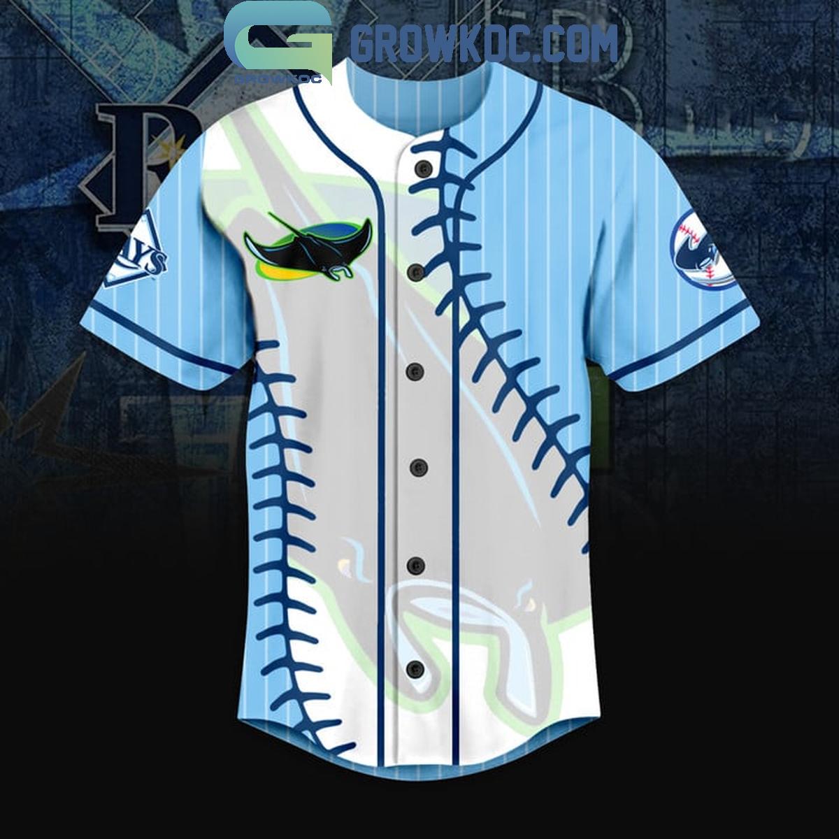 Tampa Bay Rays Baseball Fan Love Personalized Baseball Jersey