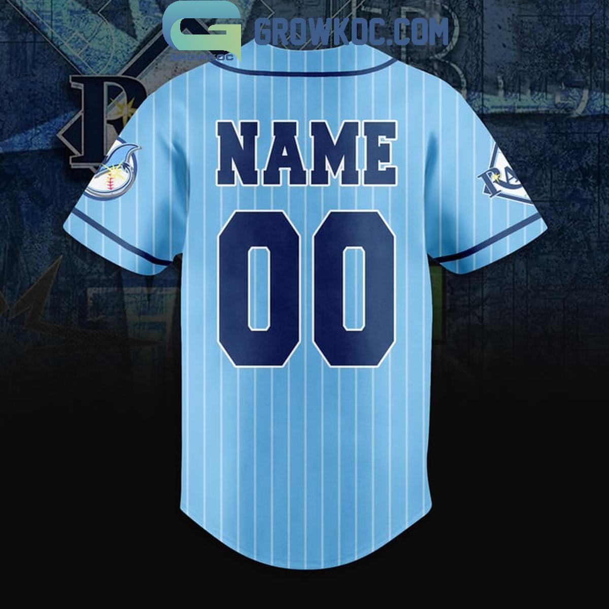 Tampa Bay Rays Baseball Fan Love Personalized Baseball Jersey