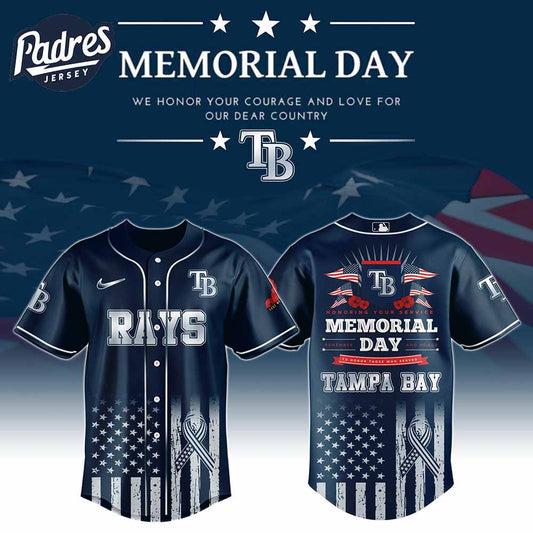 Tampa Bay Rays Special Memorial Day Baseball Jersey - Padres Jersey Oasis: Elevate Your Baseball Style Game T-Shirts,...