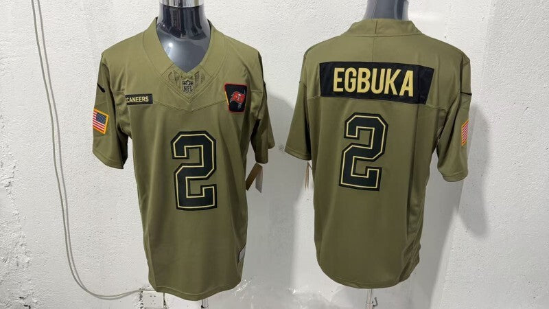 Tampa Bay Buccaneers #2 Emeka Egbuka Style 1