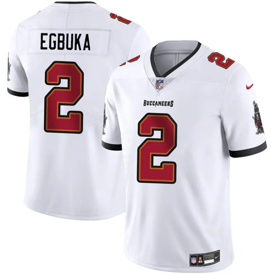 Tampa Bay Buccaneers #2 Emeka Egbuka White 2025 Draft Vapor Untouchable Limited
