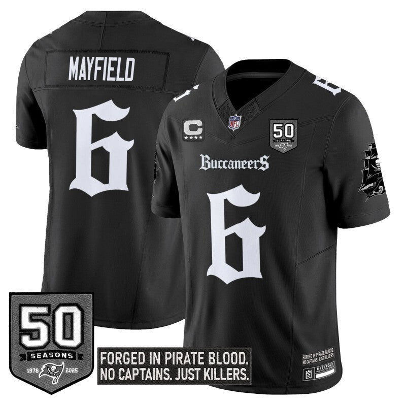 Tampa Bay Buccaneers #6 Baker Mayfield Pirates 7 Edition Style 2