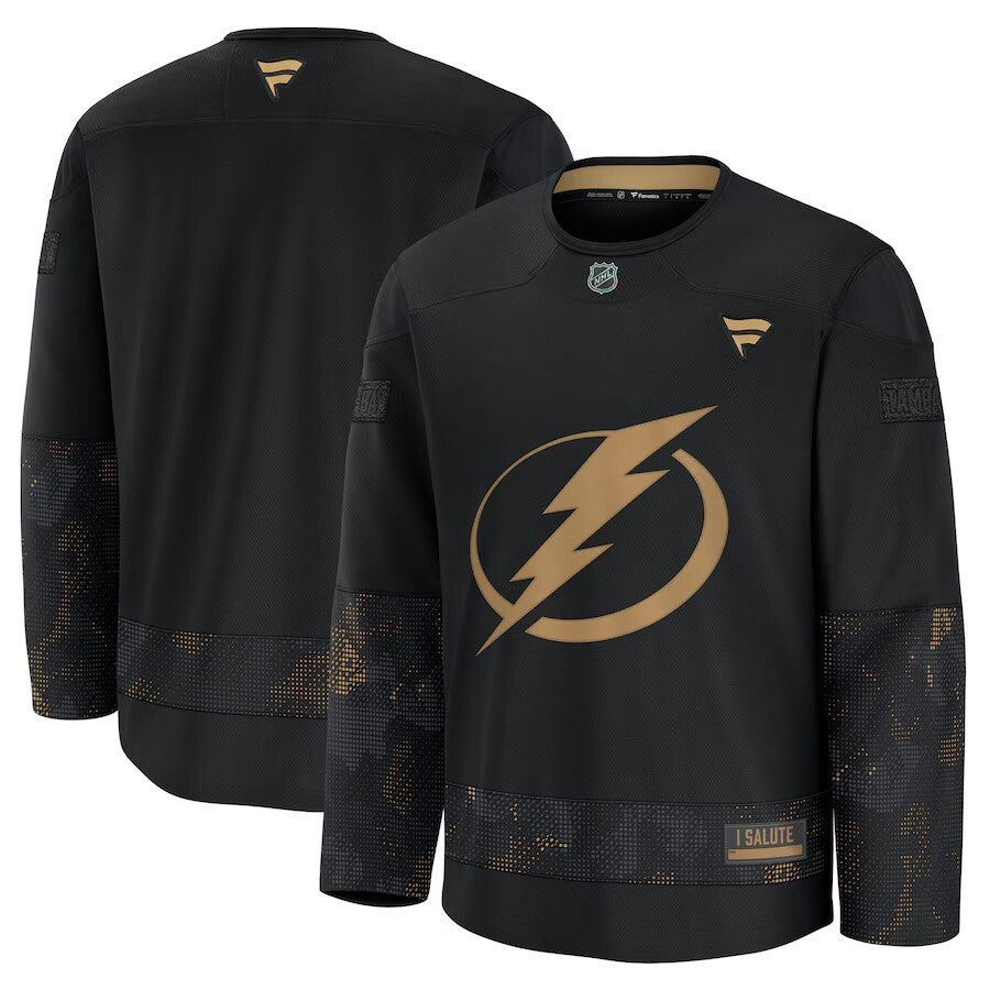 Tampa Bay Lightning 2024 Military Appreciation Practice Jersey - Black