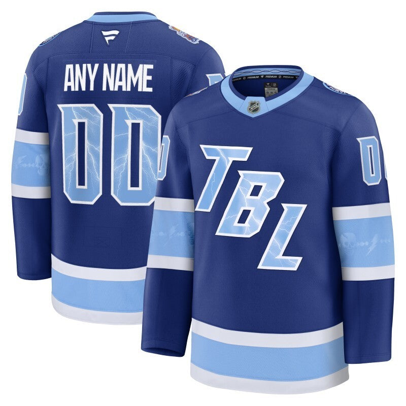 Tampa Bay Lightning Fanatics 2026 NHL Stadium Series Premium Custom Jersey - Blue