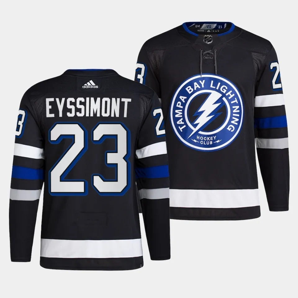 Tampa Bay Lightning #23 Mikey Eyssimont 2023-24 Alternate Black
