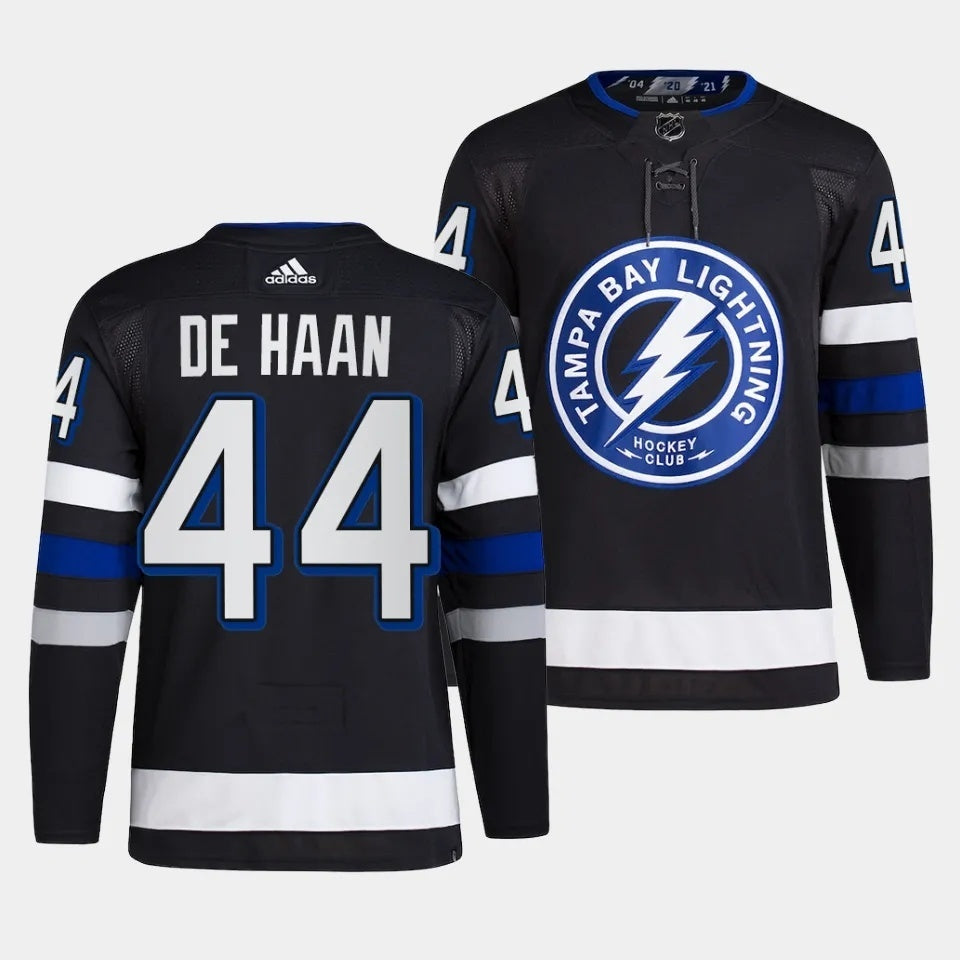 Tampa Bay Lightning #44 Calvin de Haan 2023-24 Alternate Black