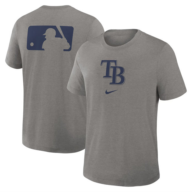 Tampa Bay Rays Grey Early Work Tri-Blend Dri-FIT T-Shirt