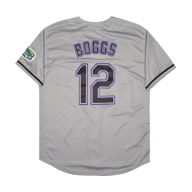 Tampa Bay Rays #12 Wade Boggs Style 1