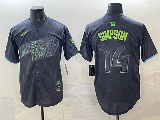 Tampa Bay Rays #14 Chandler Simpson Rays City