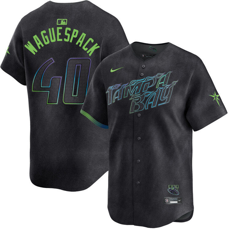 Tampa Bay Rays #40 Jacob Waguespack City Connect Limited Jersey