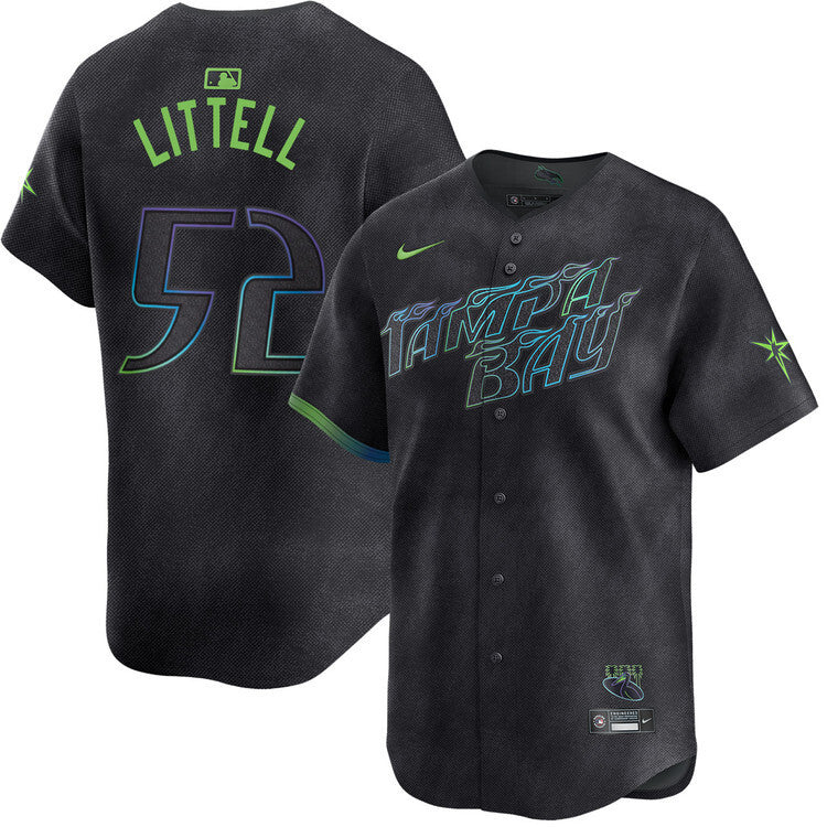 Tampa Bay Rays #52 Zack Littell City Connect Limited Jersey