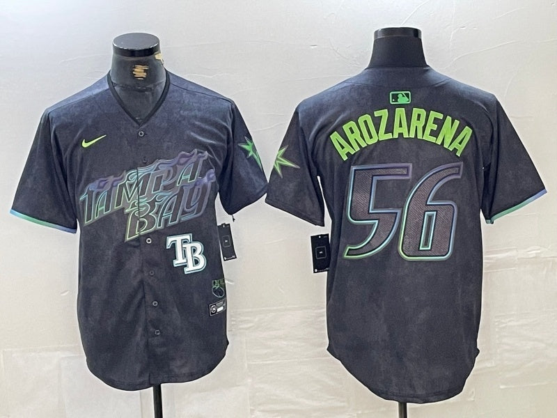 Tampa Bay Rays #56 Randy Arozarena Rays City Style 1