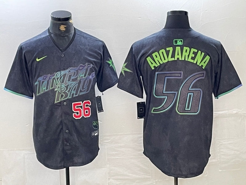 Tampa Bay Rays #56 Randy Arozarena Rays City Style 2