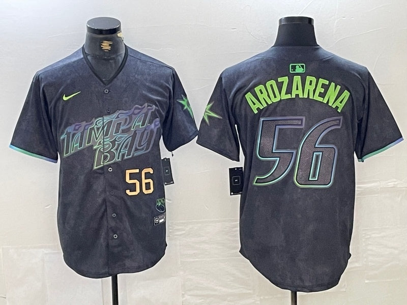 Tampa Bay Rays #56 Randy Arozarena Rays City Style 3