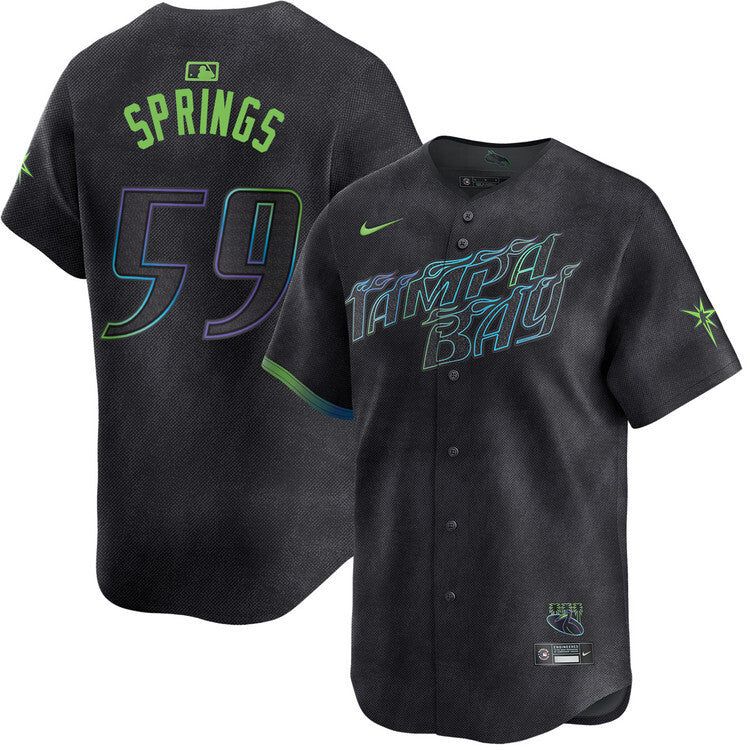 Tampa Bay Rays #59 Jeffrey Springs City Connect Limited Jersey