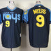 Tampa Bay Rays #9 Rays 9# 1970 Inverted Edition Blue
