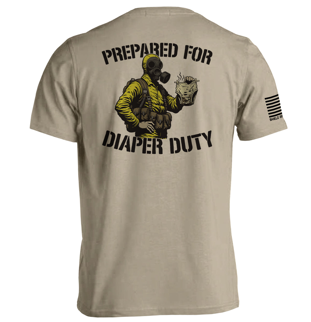 Prepared For Diaper Duty Hazmat Suit T-Shirts, Hoodie, Sweatshirt | WearSparks.com (Image 1)