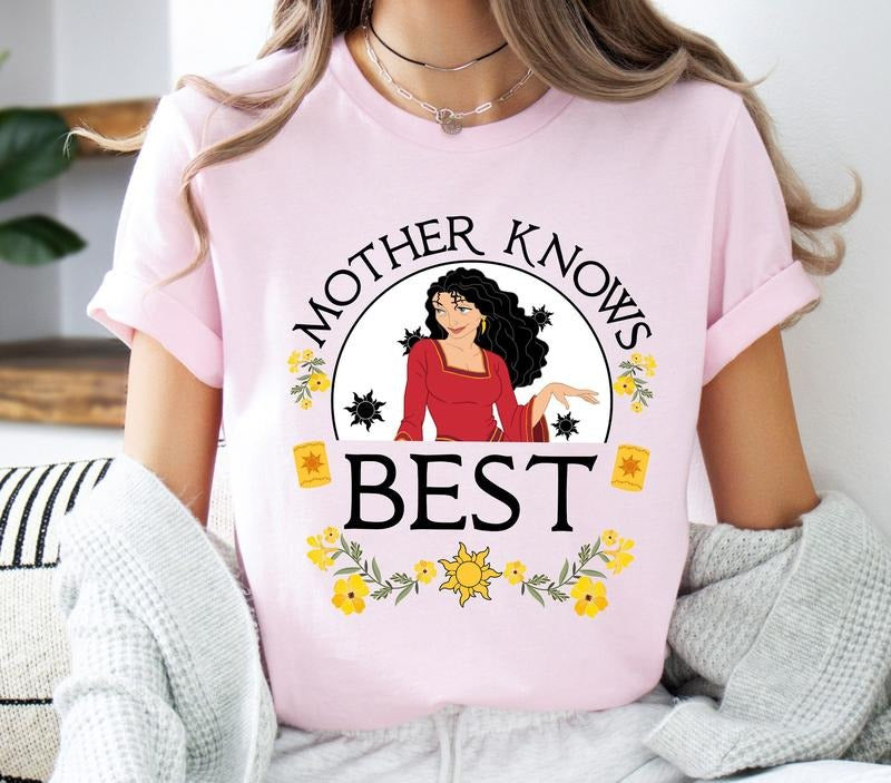 Tangled Mother Gothel Mother Know Best Tshirt Sweatshirt, Villains Gothel Rapunzel tee, Mom Gift, Family Matching Shirt...