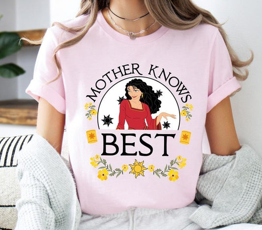 Tangled Mother Gothel Mother Know Best Tshirt Sweatshirt, Villains Gothel Rapunzel tee, Mom Gift, Family Matching Shirt...