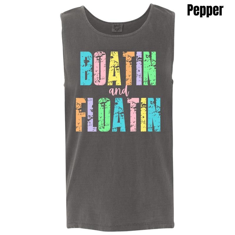 Tank Top - Boatin & Floatin Comfort Colors Tank Top 'NLB' T-Shirts, Hoodie, Sweatshirt | WearSparks.com